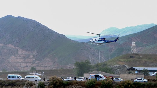 Helicóptero em que viajava presidente do Irã sofre acidente aéreo