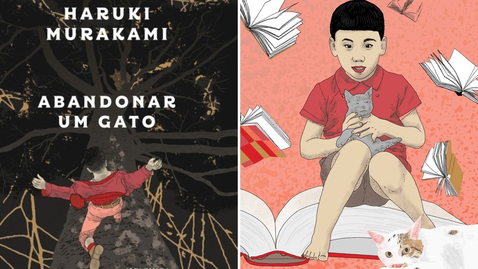 'Abandonar um gato: O que falo quando falo do meu pai', de Haruki Murakami. — Foto: Divulgação