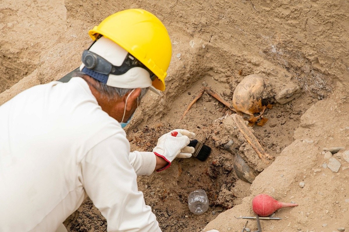 Arqueólogos encontram sítio funérário pré-civilização inca no Peru - Foto