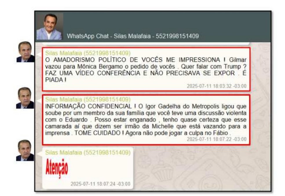 Silas Malafaia critica "amadorismo político" para Bolsonaro. — Foto: Reprodução