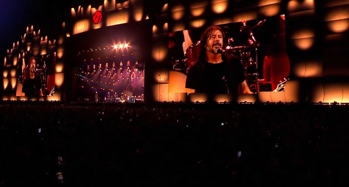 Em 1º dia de Rock in Rio apenas Foo Fighters usou telão de LED; decisão é de cada artista, diz festival - Foto