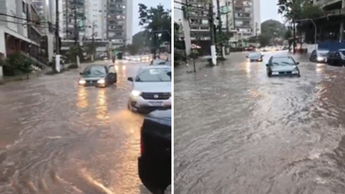 Chuva interdita avenida Carlos Caldeira Filho e provoca alagamentos na ...