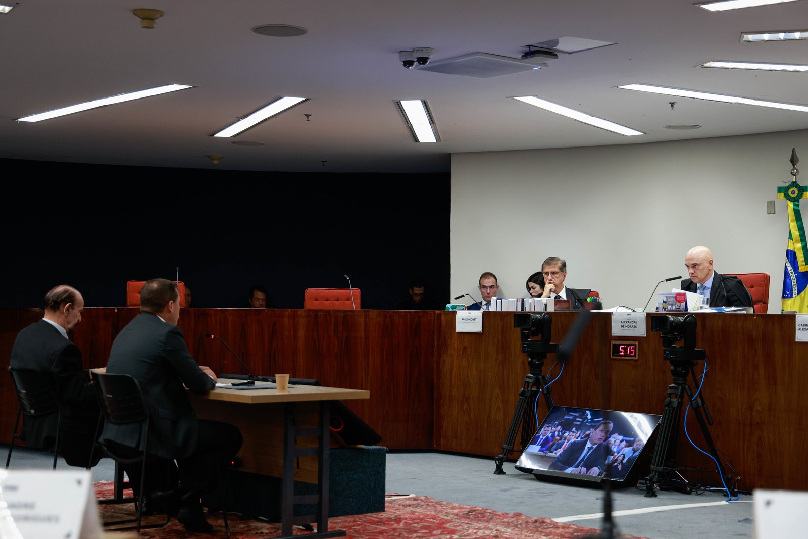 STF interroga 'núcleo crucial' da trama golpista — Foto: Fellipe Sampaio/STF