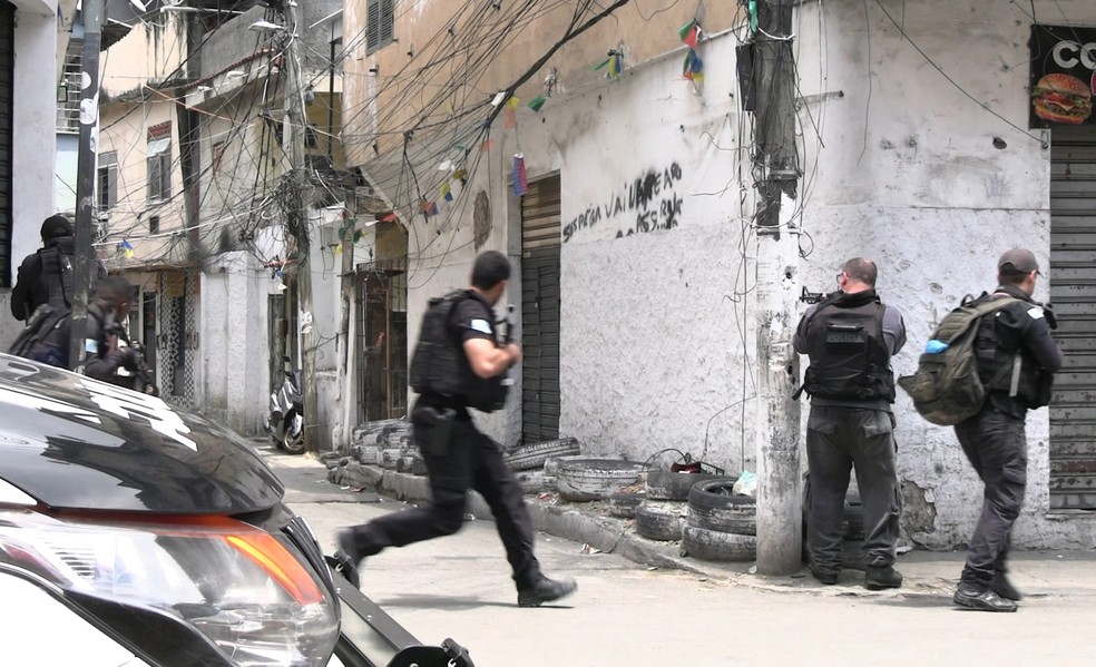 Megaoperação no Rio de Janeiro ja é considerada mais letal da história do estado — Foto: Agência O Globo