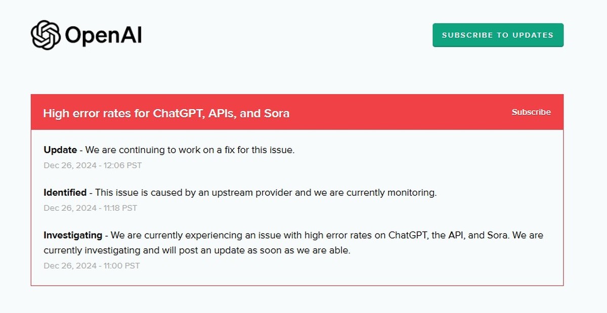 OpenAI lida com desafios de qualidade em seus serviços de IA