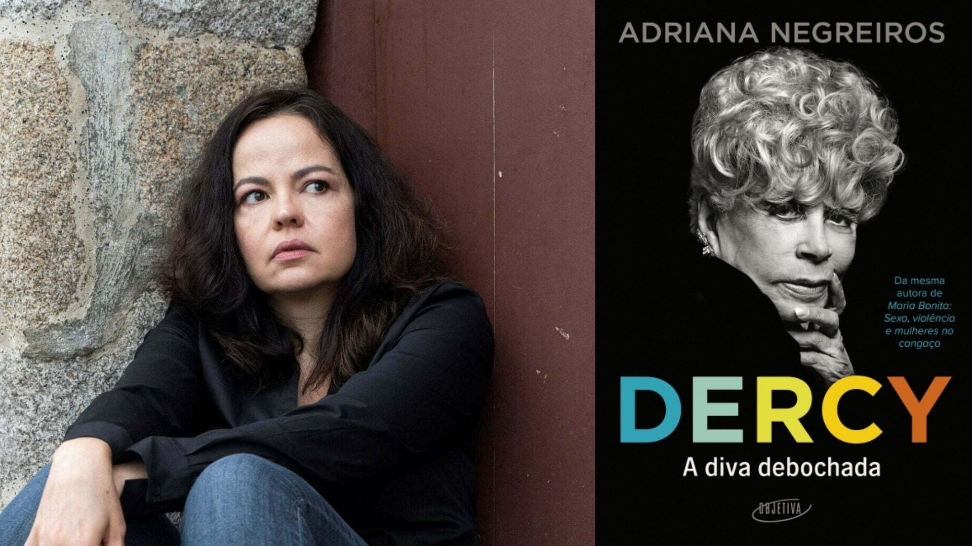Adriana Negreiros lança biografia de Dercy Gonçalves, 